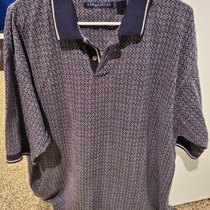 Men's 2x navy polo